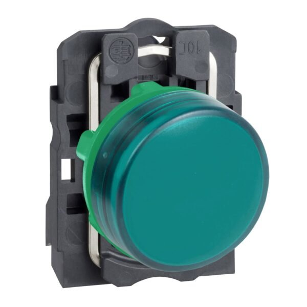 XB5AVM3, PILOTO VERDE LUMINOSO LED 220VAC, DIAM. 22MM, MAT. PLASTICO – XB5AVM3