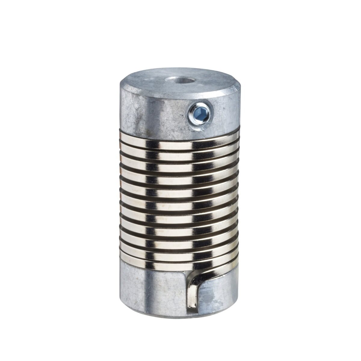 XCCRAR1010, ACOPLAMIENTO DE ALUMINIO P/ ENCODER, DIAM. EJE 10MM/10MM, C/ RESORTE, P/ XCC1510PS – XCCRAR1010