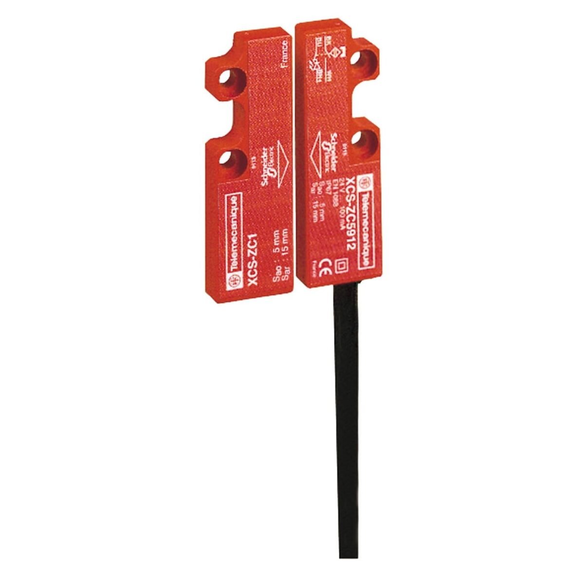 XCSDMC7902, INTERRUPTOR DE SEGURIDAD RECTANGULAR PLASTICO XCSDM, OPERACION MAGNETICAMENTE POR 3 DIRECCIONES, 2NC, CABLE 2MT – XCSDMC7902