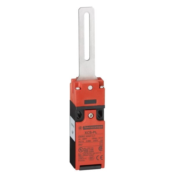 XCSPL551, INTERRUPTOR DE SEGURIDAD COMPACTO PLASTICO XCSPL, OPERACION PALANCA RECTA CENTRADA, 1NC+1NA, CONEX. PG11 – XCSPL551
