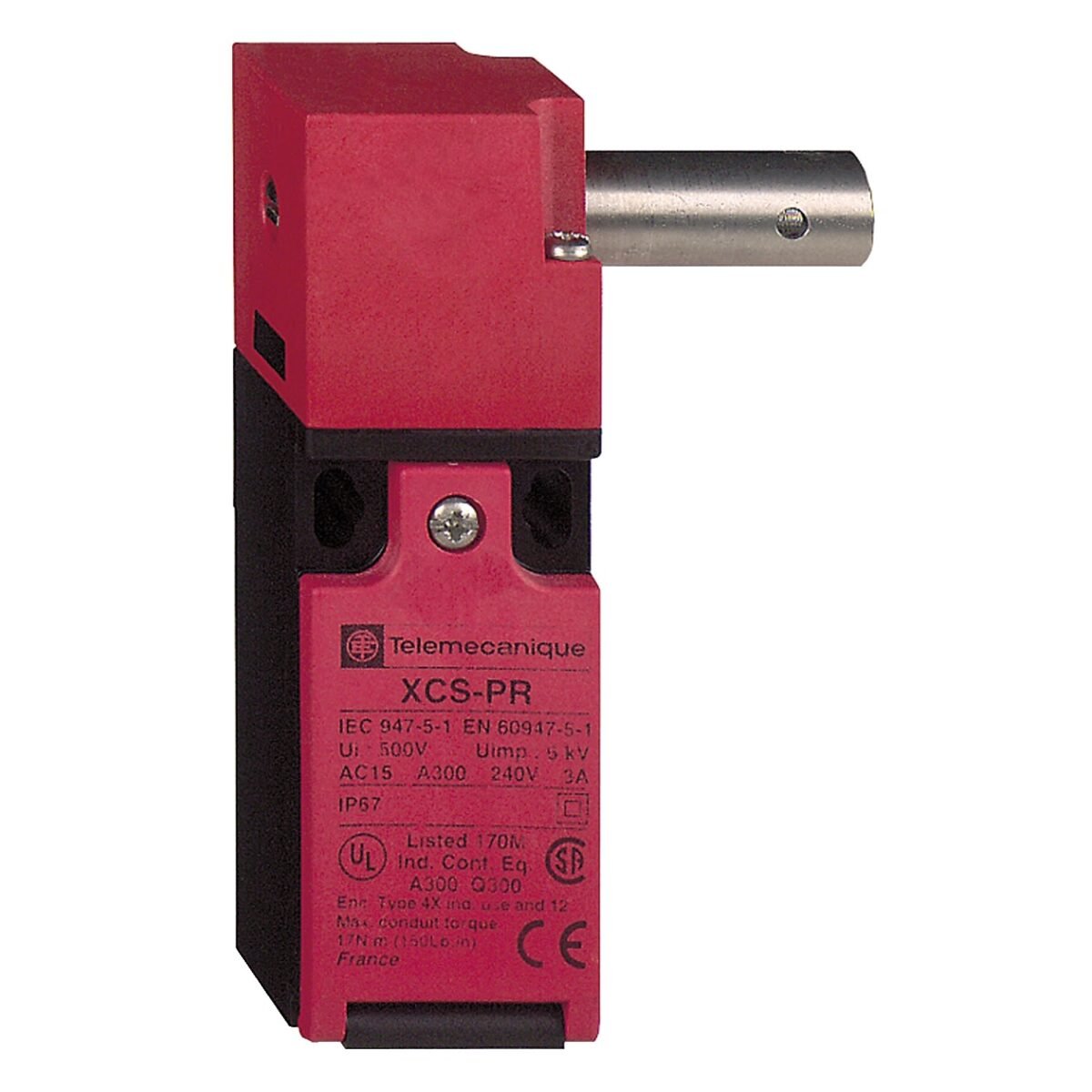 XCSPR751, INTERRUPTOR DE SEGURIDAD COMPACTO PLASTICO XCSPR, OPERACION POR HUSO, 2NC, CONEX. PG11 – XCSPR751