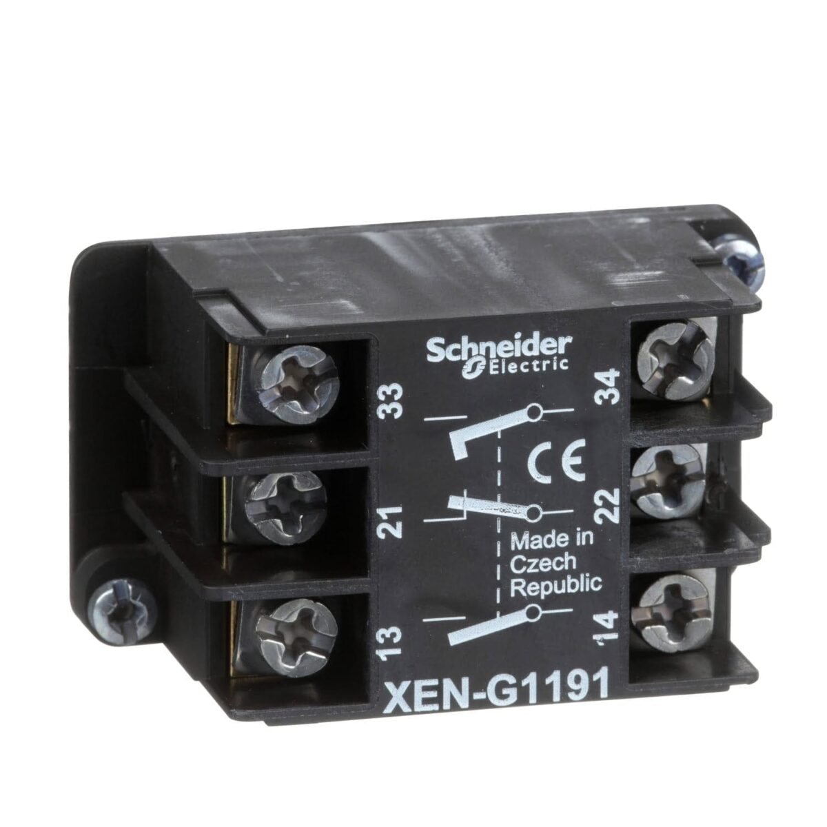 XENG1191, BLOCK DE CONTACTO 1NC+2NA P/ APLICACION DE 2 VELOCIDADES – XENG1191