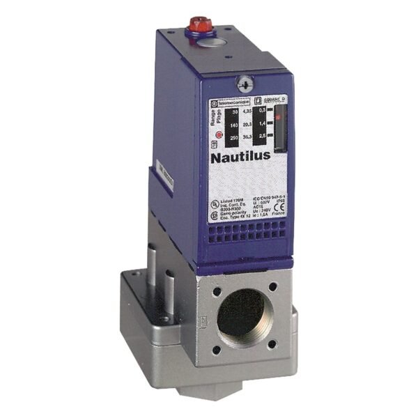 XMLA002A2S11, PRESOSTATO ELECTROMECANICO XM, 0.15-2.5BAR, 1NA/NC, CONEX. FLUIDO G 1/4″ – XMLA002A2S11