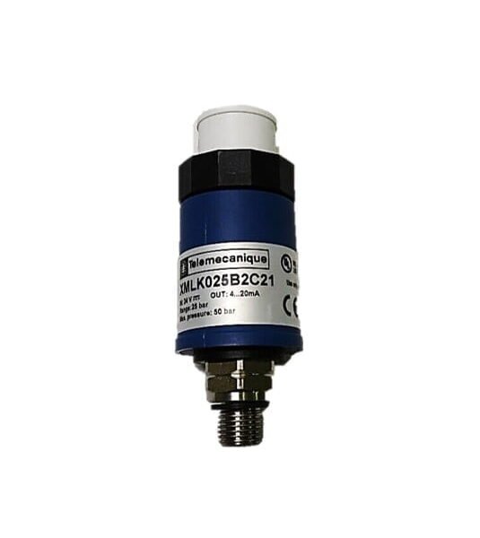 XMLK025B2C21, SENSOR DE PRESION ELECTRONICO, 0-25BAR/ 0-362.5PSI, SAL. 4-20MA, 2 HILOS, CONEX. G 1/4A MACHO, 5-24VDC – XMLK025B2C21
