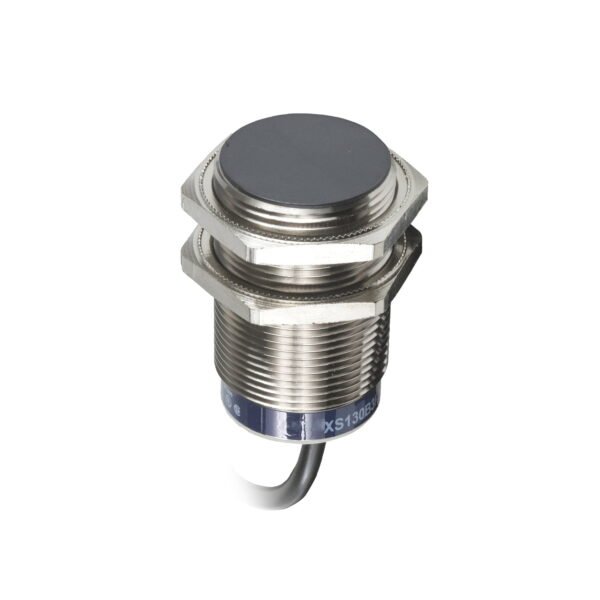 XS630B1MAL2, SENSOR INDUCTIVO RASANTE METALICO M30, ALC. 15MM, RELE NA, 2 HILOS, 24-240VAC/VDC, CABLE 2MT, IP68 – XS630B1MAL2