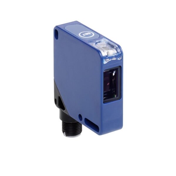 XUKR1PSMM12, SENSOR FOTOELECTRICO PLASTICO 50X50MM, DIFUSO, DECT. MARCA(CONTRASTE), ALC. 19MM, PNP NA/NC, 3 HILOS, 12-24VDC, CONEX. M12, IP65 – XUKR1PSMM12