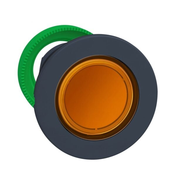ZB5FW353, CABEZAL RASANTE LUMINOSO NARANJA P/ PULSADOR, DIAM. 30MM – ZB5FW353