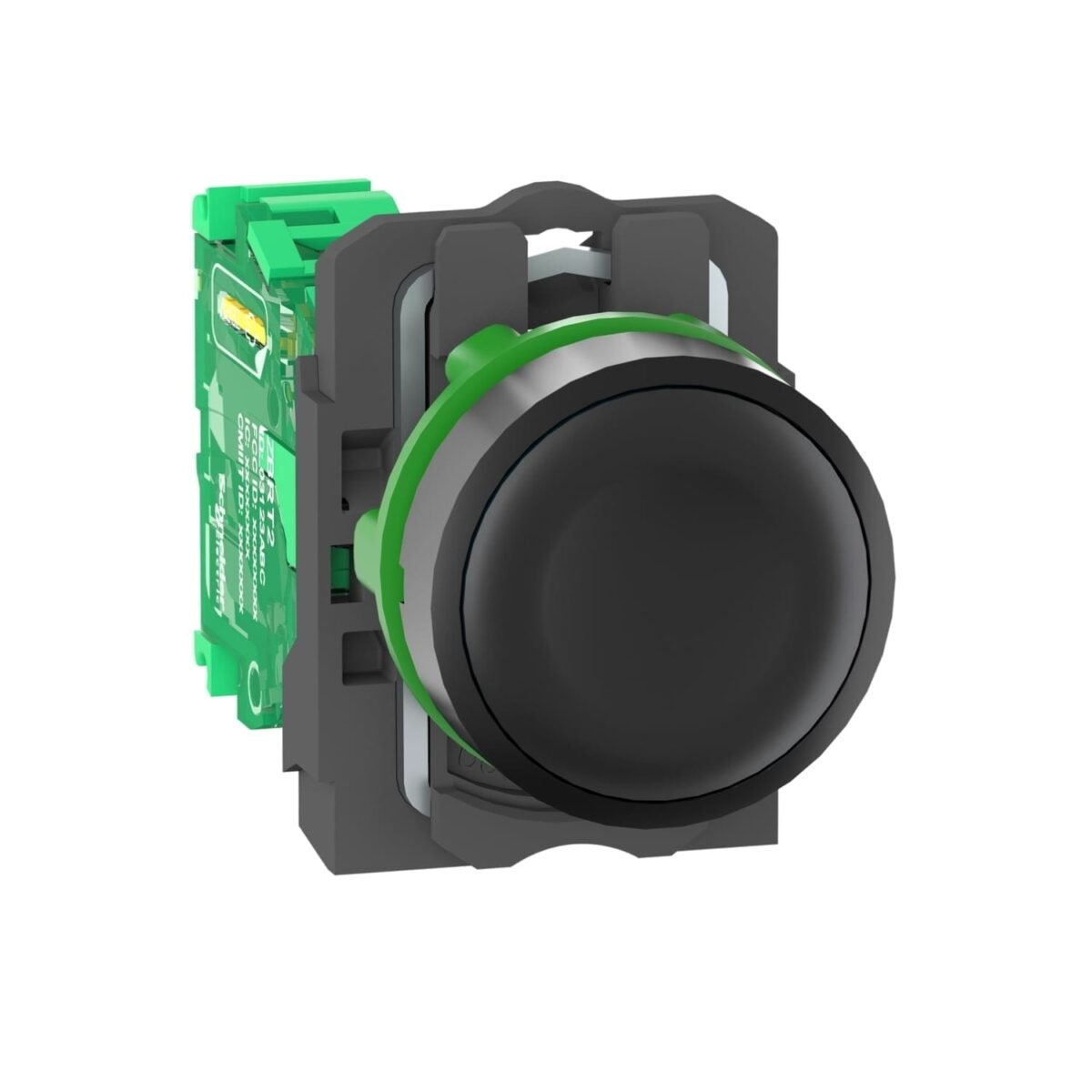 ZB5RTA2, PULSADOR PLASTICO INALAMBRICO RASANTE NEGRO DIAM. 22MM, C/ TRANSMISOR – ZB5RTA2