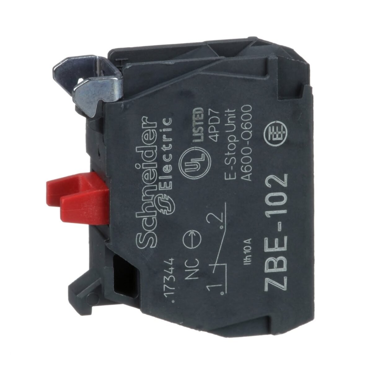 ZBE102, BLOCK DE CONTACTO 1NC P/ PULSADOR, SELECTOR – ZBE102
